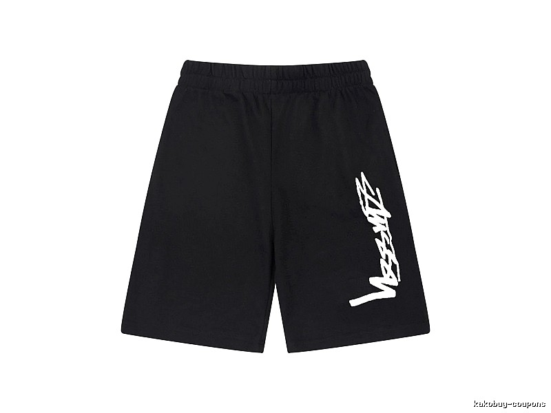 Stussy street-style black shorts