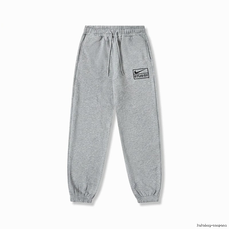 Stussy trendy brand grey casual pants