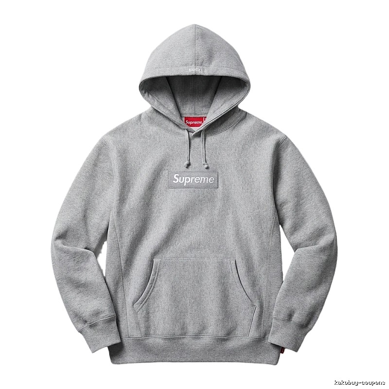 Supreme basic grey hoodie