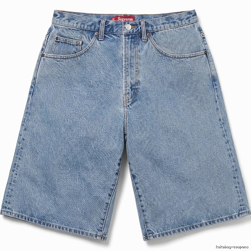 Supreme classic denim blue shorts
