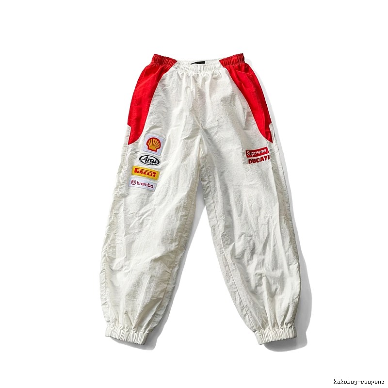 Supreme Co-branded Sporty White Pants