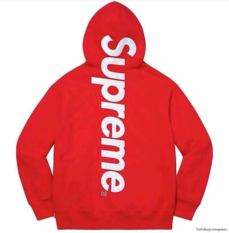 Supreme Compact Logo hoodie Gray Red Oversized for Smart Casual Looks