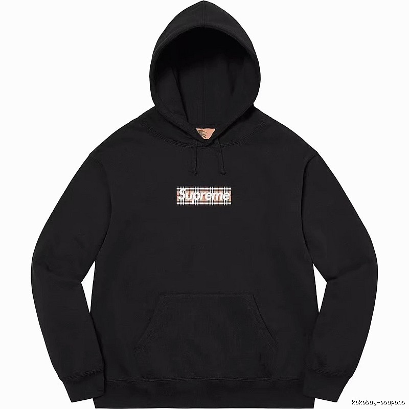 Supreme Monogram Logo hoodie Gray Red Oversized for Casual Outfits