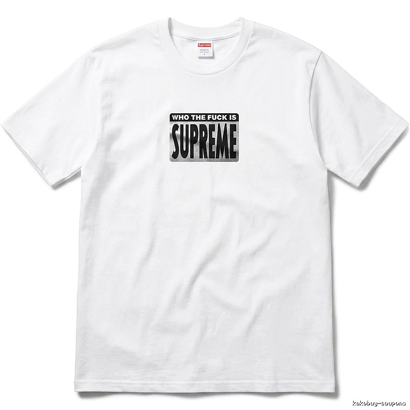 Supreme - printed trendy brand white T - shirt