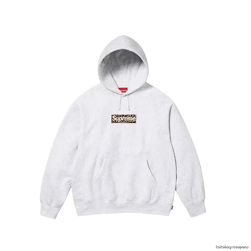 Supreme Resort Logo hoodie Gray Red Oversized for Travel Looks