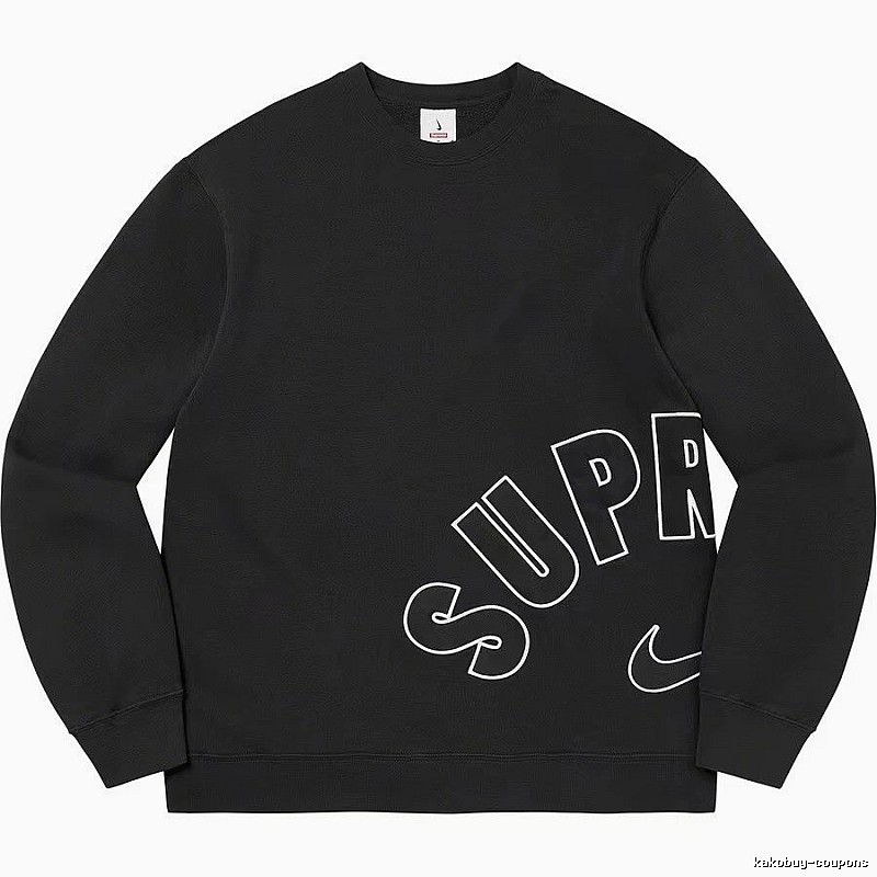 Supreme Resort Logo hoodie Gray Red Oversized with Premium Look