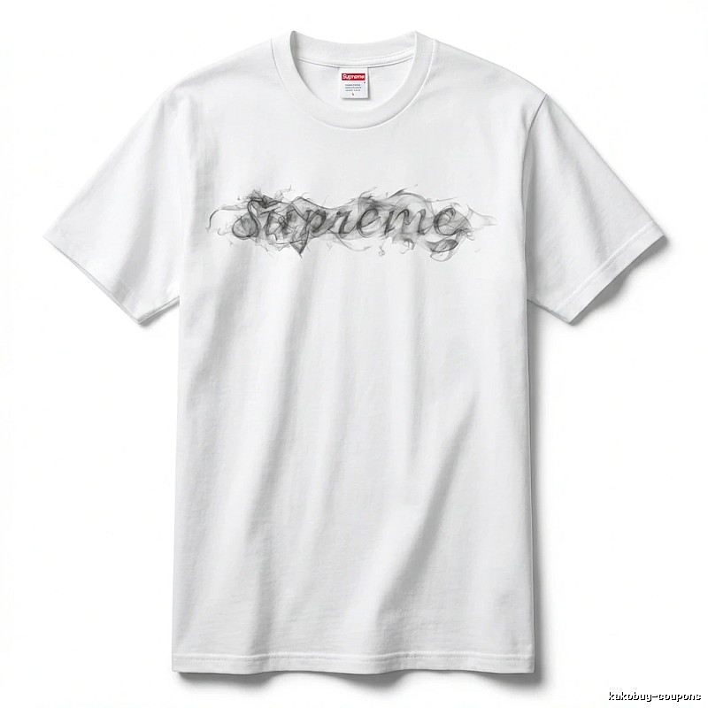 Supreme Smoke Style White T-shirt