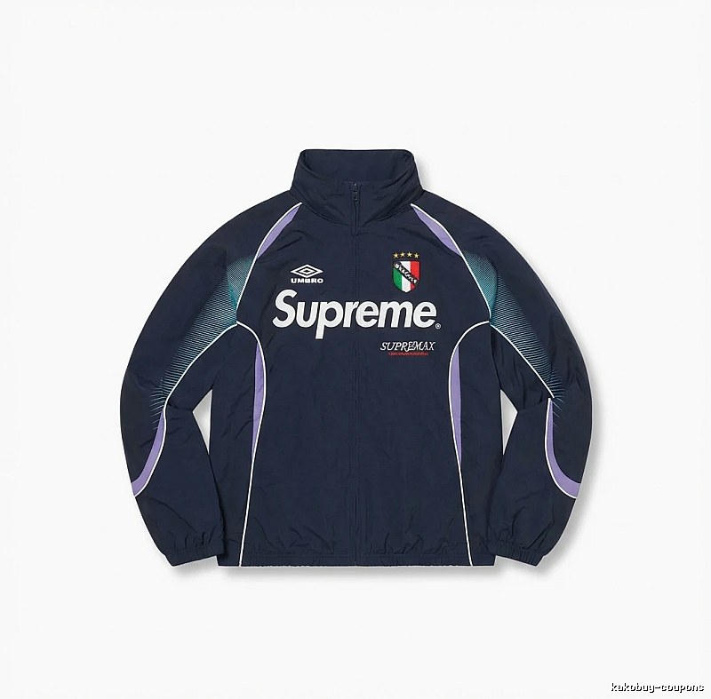 Supreme sporty dark blue jacket