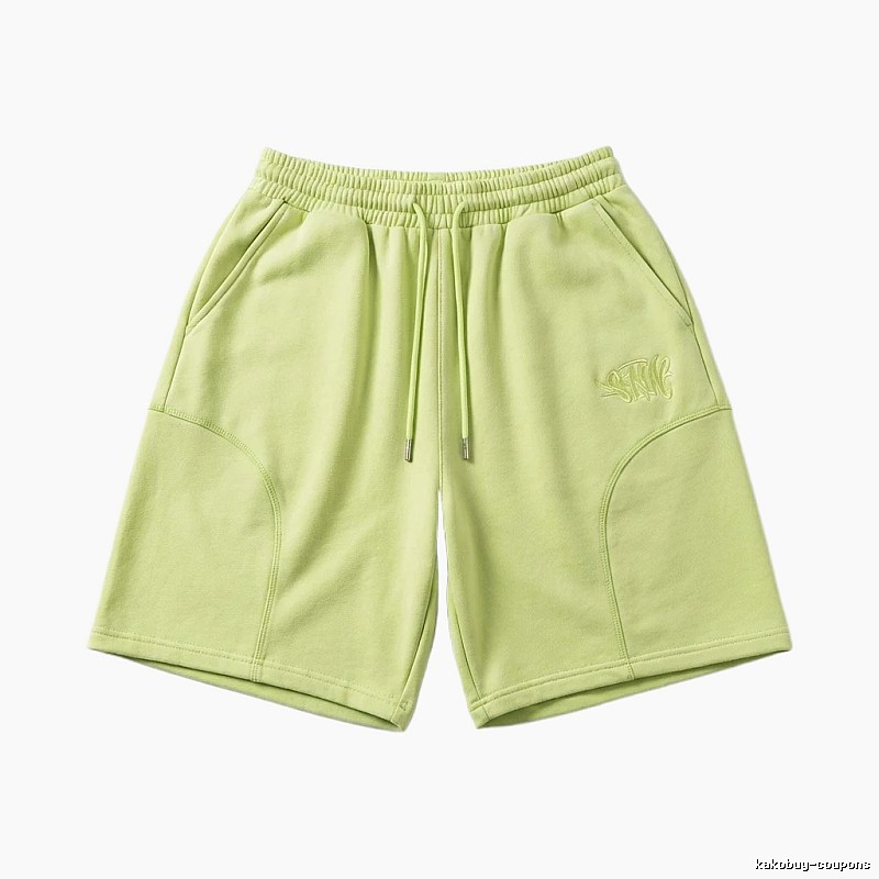 SynaWorld casual light green shorts