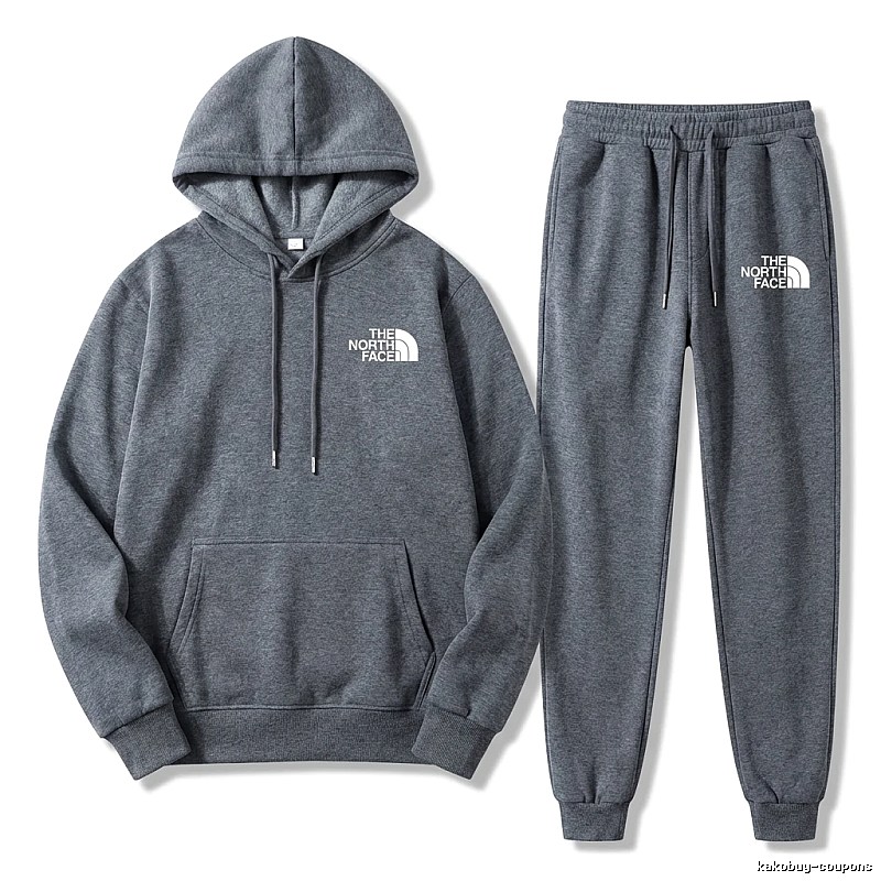 The North Face Simple Gray Sportswear Set