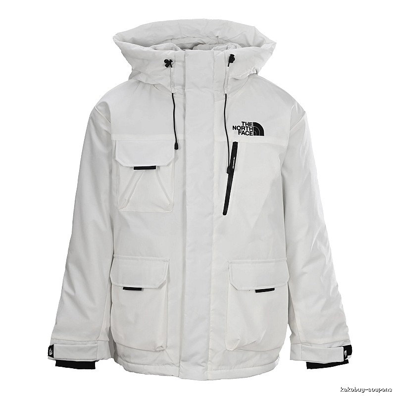 The North Face Utility Snow Jacket with hooded build in White