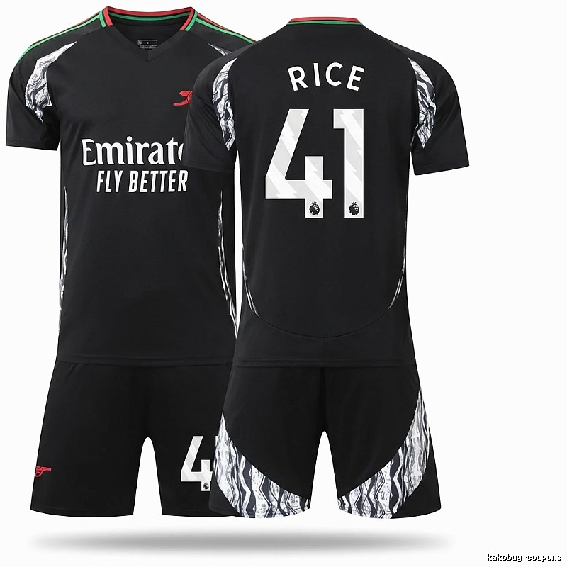 The trendy and cool black jersey of Arsenal.