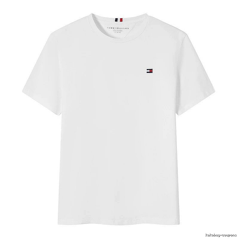 Tommy Hilfiger White Logo T-Shirt Travel Styling