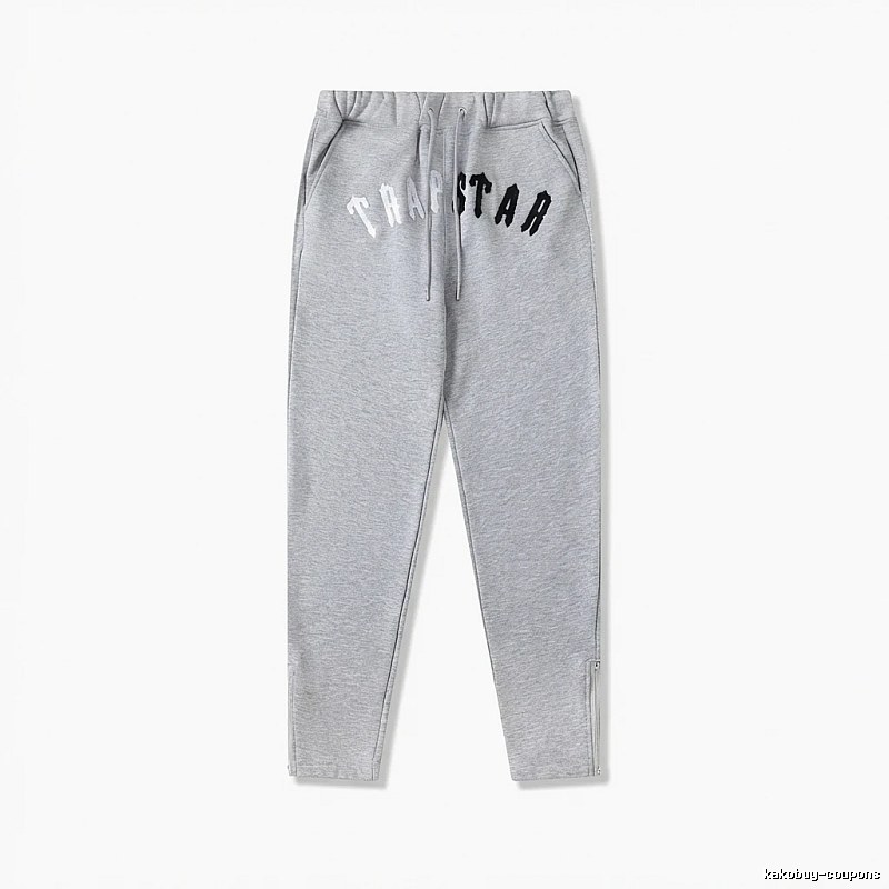 Trapstar Letter Style Grey Sweatpants