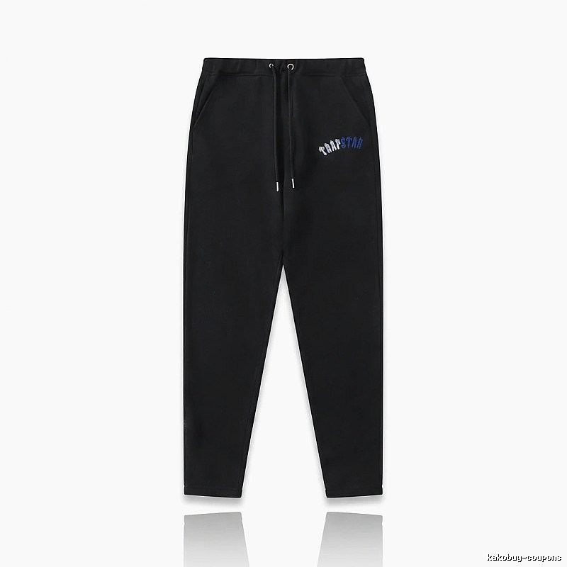 Trapstar minimalist style black sweatpants