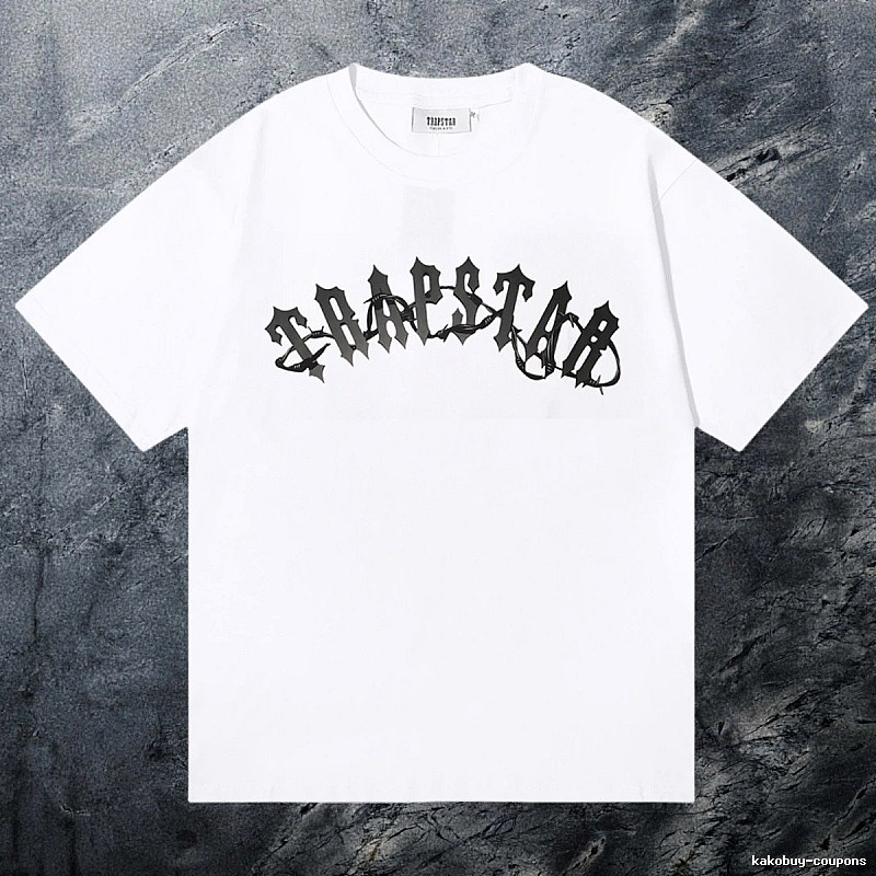 Trapstar Streetwear Keys graphic T-shirt Black White Key with Logo Accent