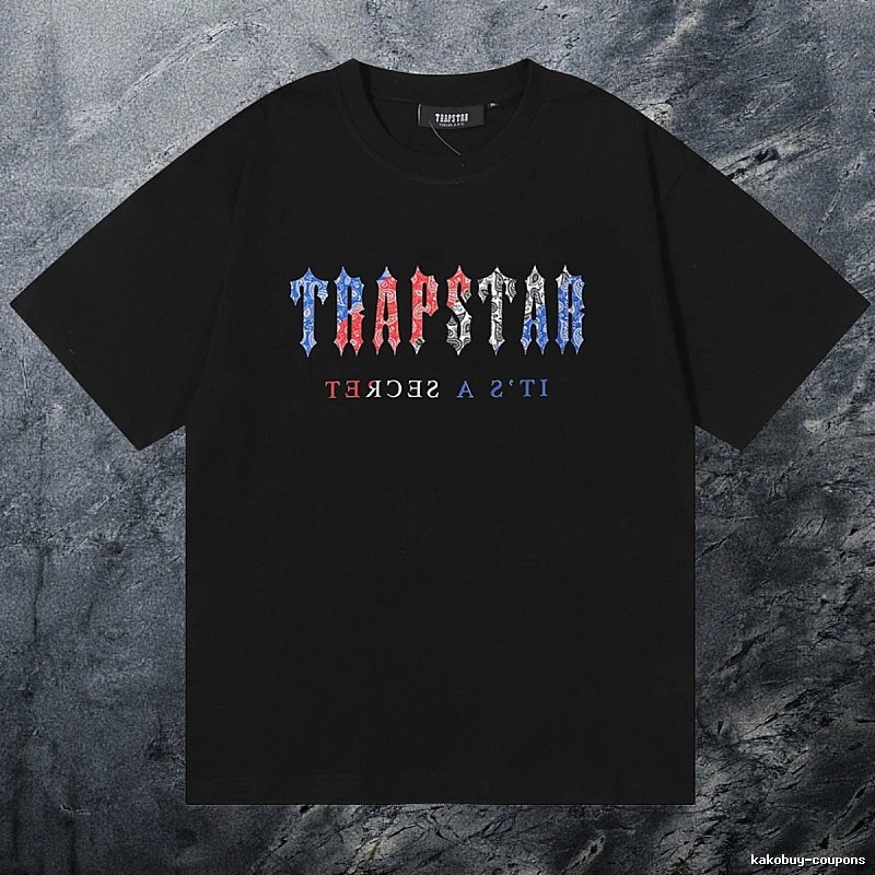 Trapstar Travel Keys graphic T-shirt Black White Key with Soft Visual Tone