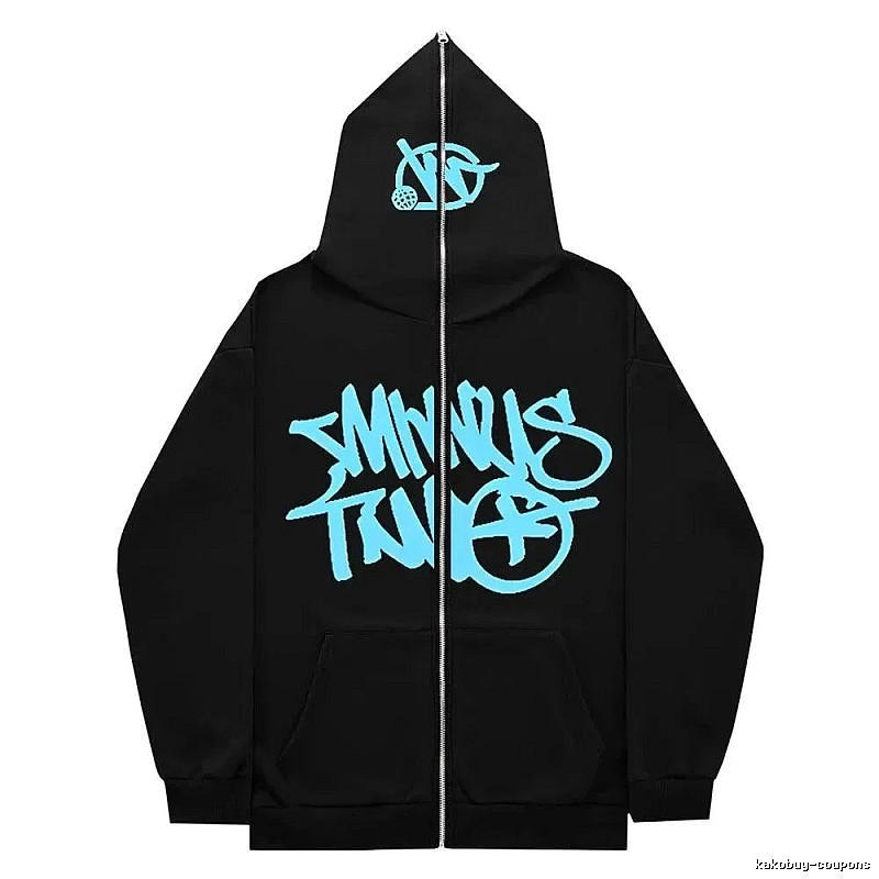 Trapstar Urban Graphic zip hoodie Black Zip Pink with Statement Pattern