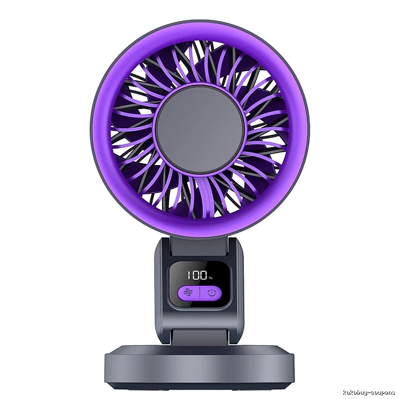 Travel Cooling Desktop Cooling Fan Gray Standard Airflow