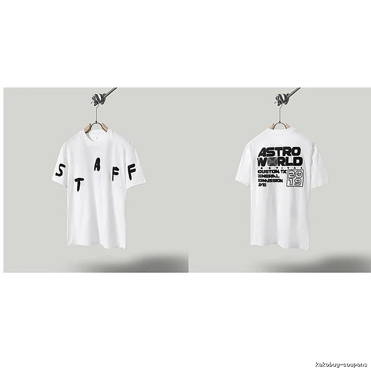 Travis Scott AstroWorld Street Style White T-Shirt