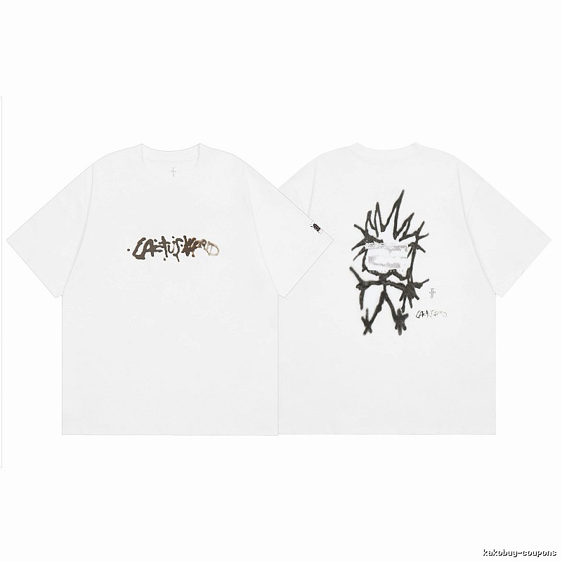 Travis Scott Gift Ready Graphic T-shirt Brown Travis Scott with Standout Detail