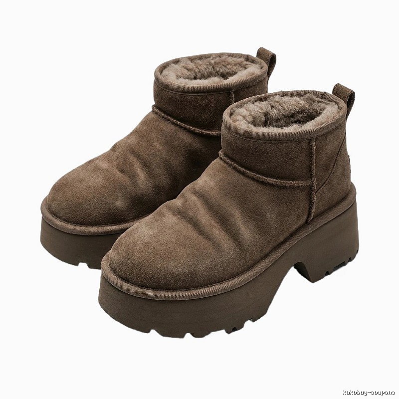 UGG Thick-soled Retro Brown Boots