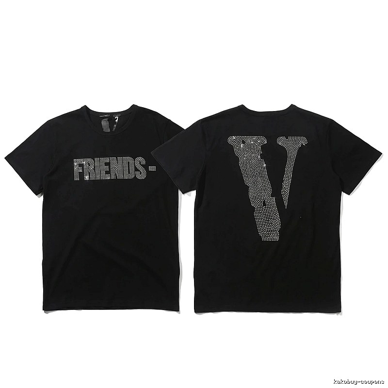 Vlone Friends Trendy and Cool Black T-shirt