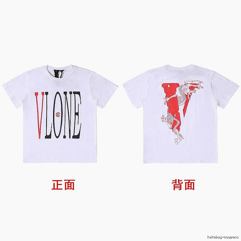 Vlone Streetwear Logo T-shirt Black Purple Vlone with Logo Accent