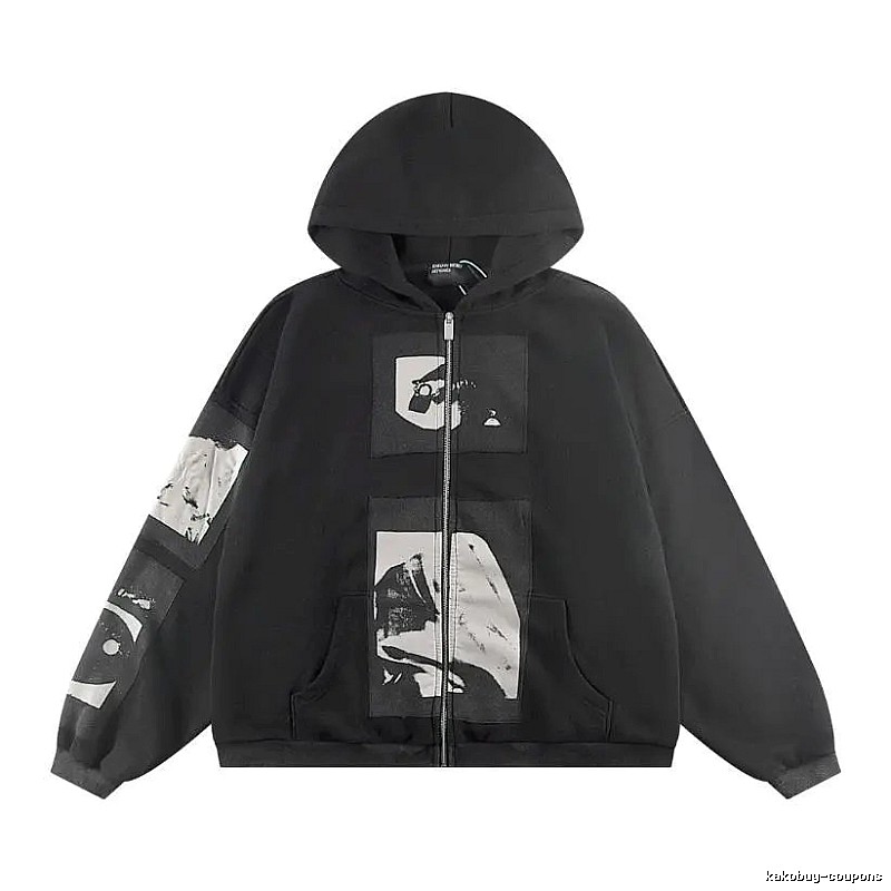 Zip-Layer Styling Graphic Zip Hoodie Travel Styling